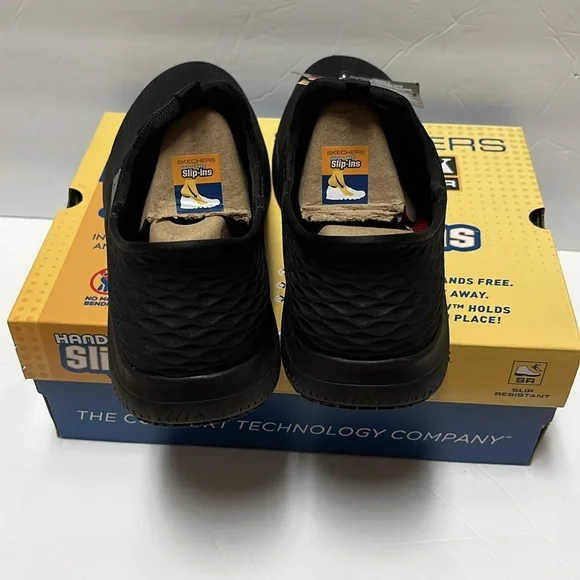 NWT Skechers Work Slip-in Shoes Men’s 10.5 - Picture 4 of 7